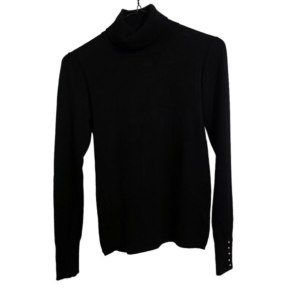 White House Black Market Sweaters - White House Black Market Turtleneck Black Sweater Women's Size XS